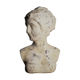 20th century plaster woman bust