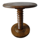 Wooden turned gueridon in the style of Charles Dudouyt – 1940s-50s