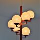 Ceiling chandelier Vintage design lamp from the 60s/70s space age