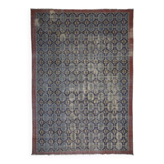 Tapis moderne unique, tapis turc oriental fait main Boho Kilim, pour cuisine, chambre à coucher 318 x 232 cm