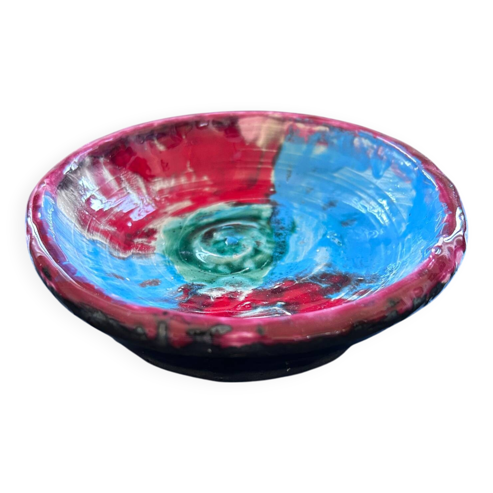 Multicolored artist's pocket emptier