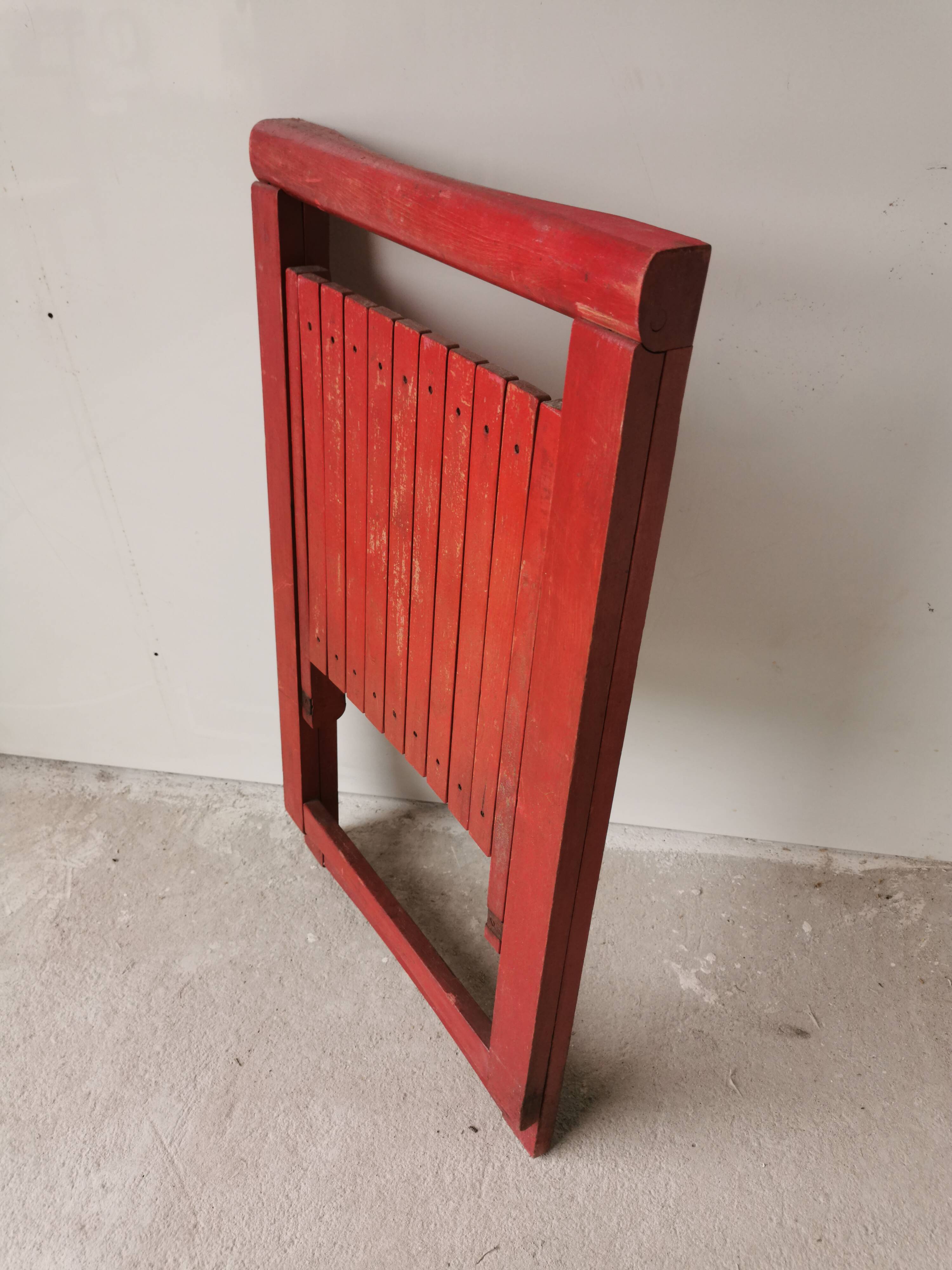 Chaise pliante vintage