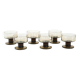 Set of dessert bowls, Italian design, 1970s, made in Italy