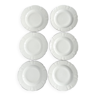 6 Haviland deep plates