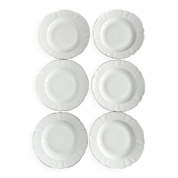 6 Haviland deep plates