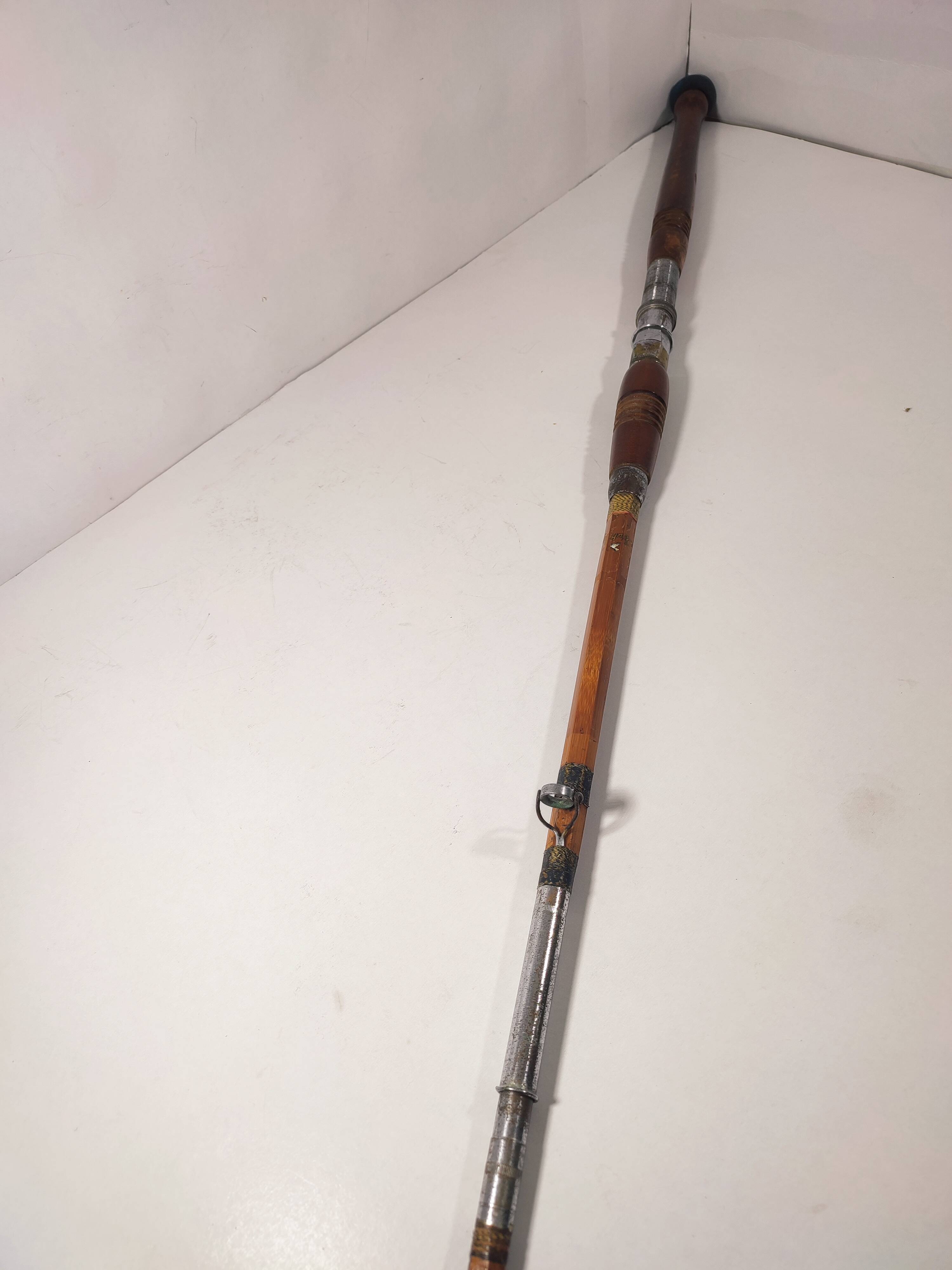 Canne à Lancer Extra Léger En Bambou Refendu Pezon & Michel - 2 Brins, 159 Cm, 1-5g - Occasion