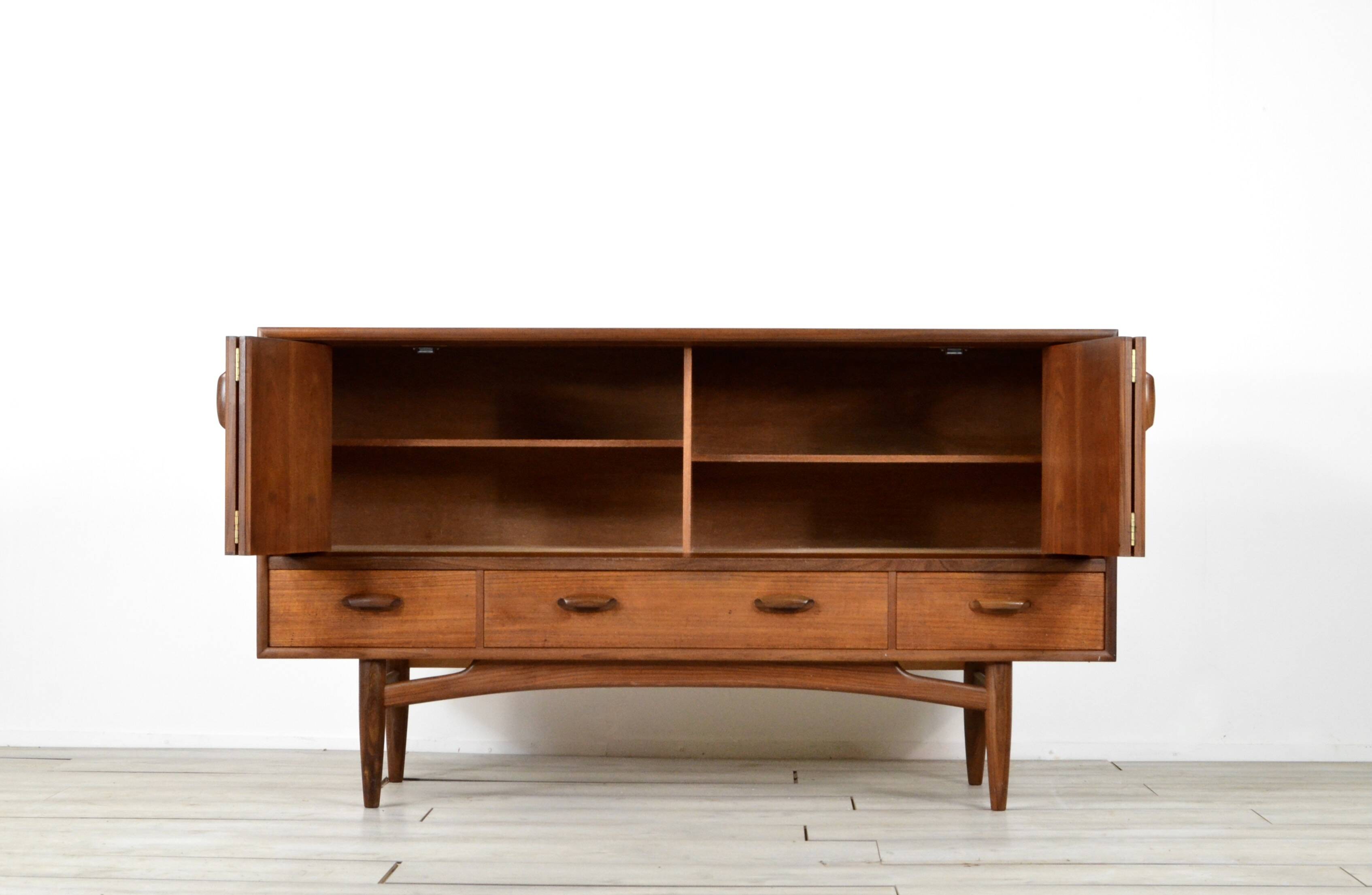 Midcentury G Plan Sideboard In Afromosia And Teak. Vintage Modern / Danish
