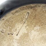 Signed stoneware vase