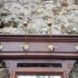 Cloakroom coat rack wall, former