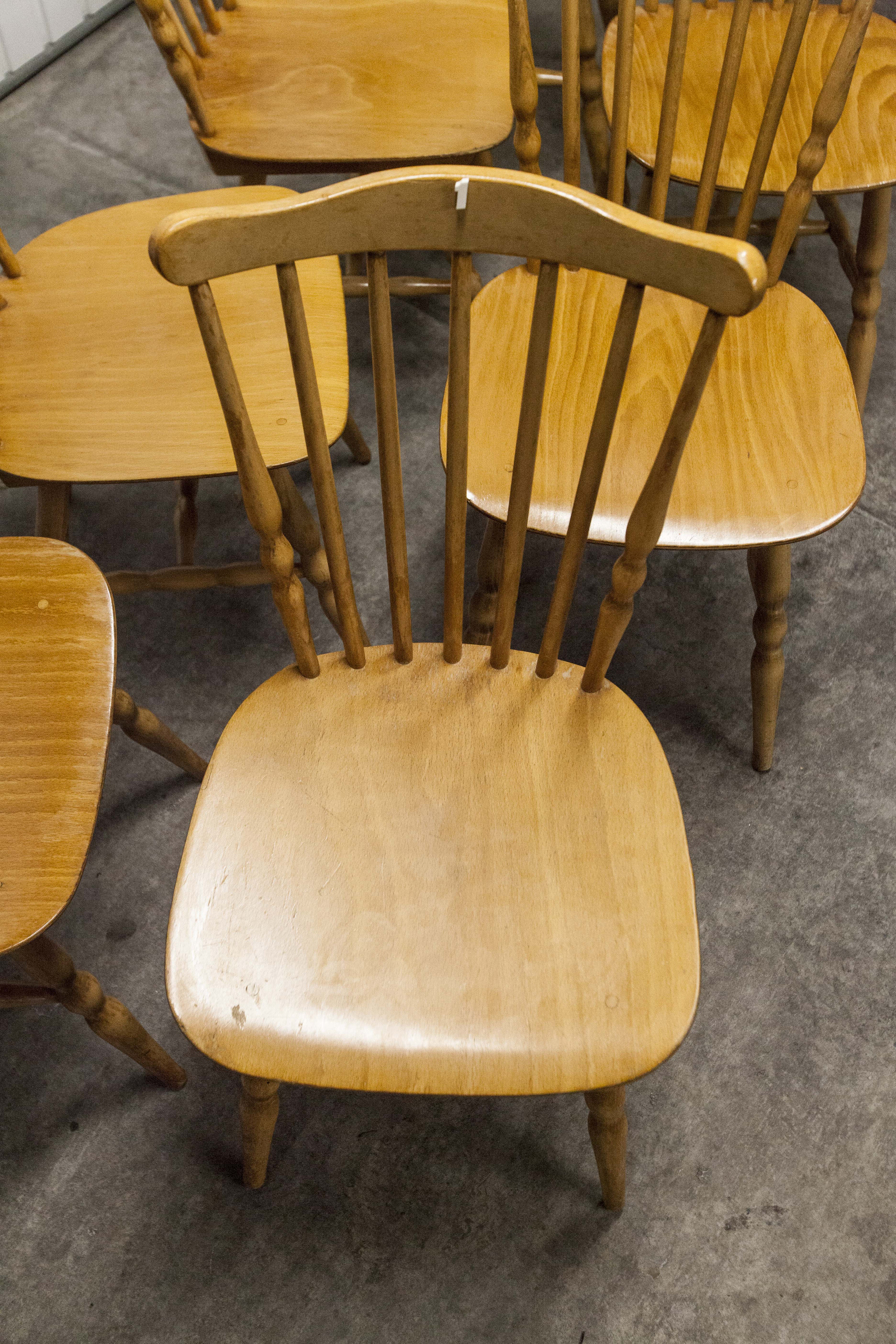 Set of 8 Baumann chairs "Florida"