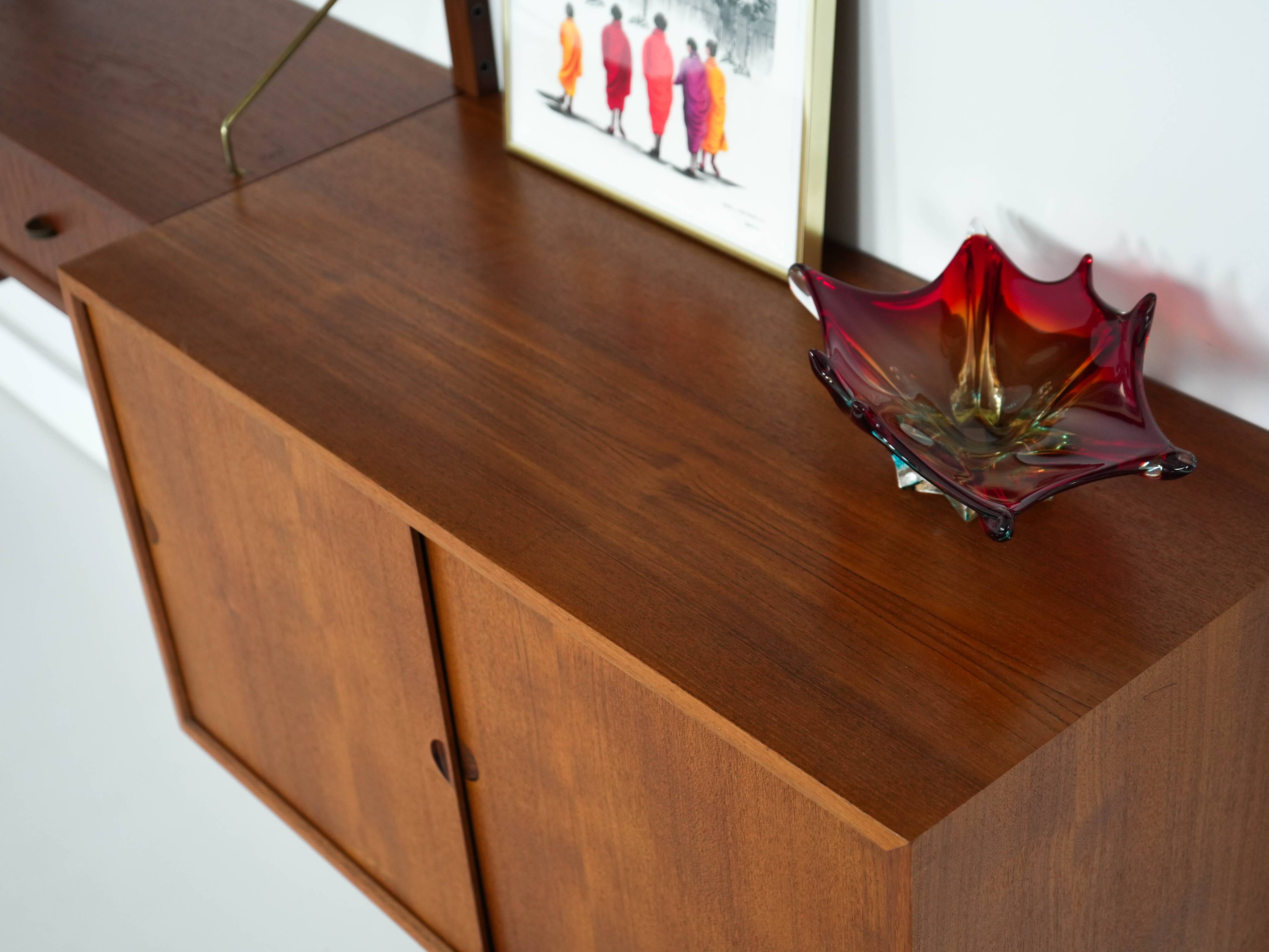 Teak shelving unit, Danish design, 1960s, designer: Poul Cadovius