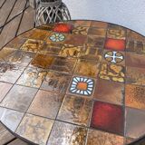 Ceramic coffee table by Jean Gregorieff