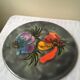 Blue flower underside signed La Roue de Vallauris
