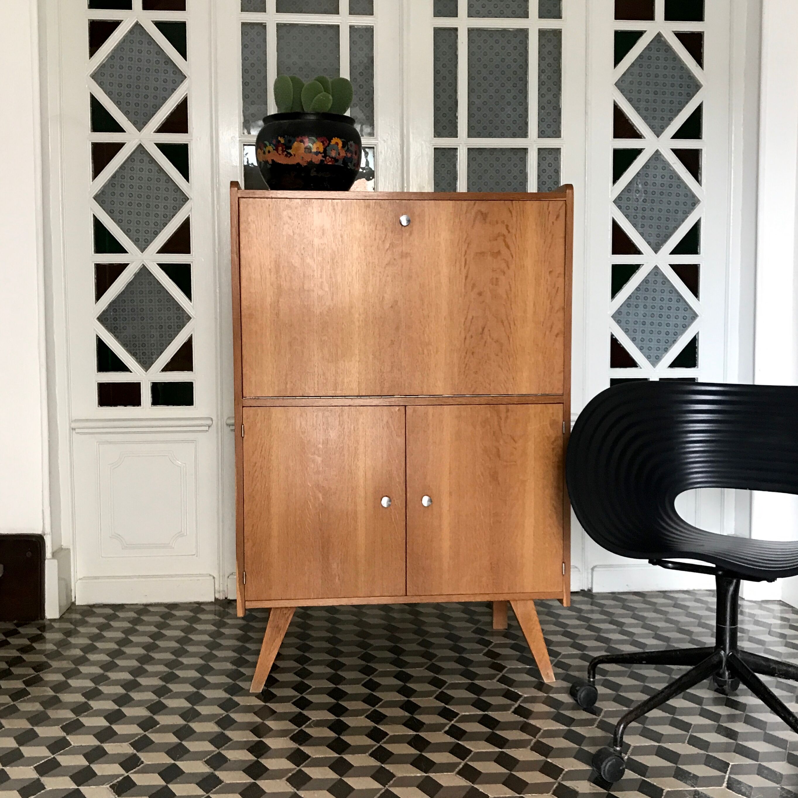 Wooden secretary