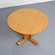 Round dining table, Méribel France, around 1970.