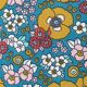 Mado turquoise sideboard vintage 1950