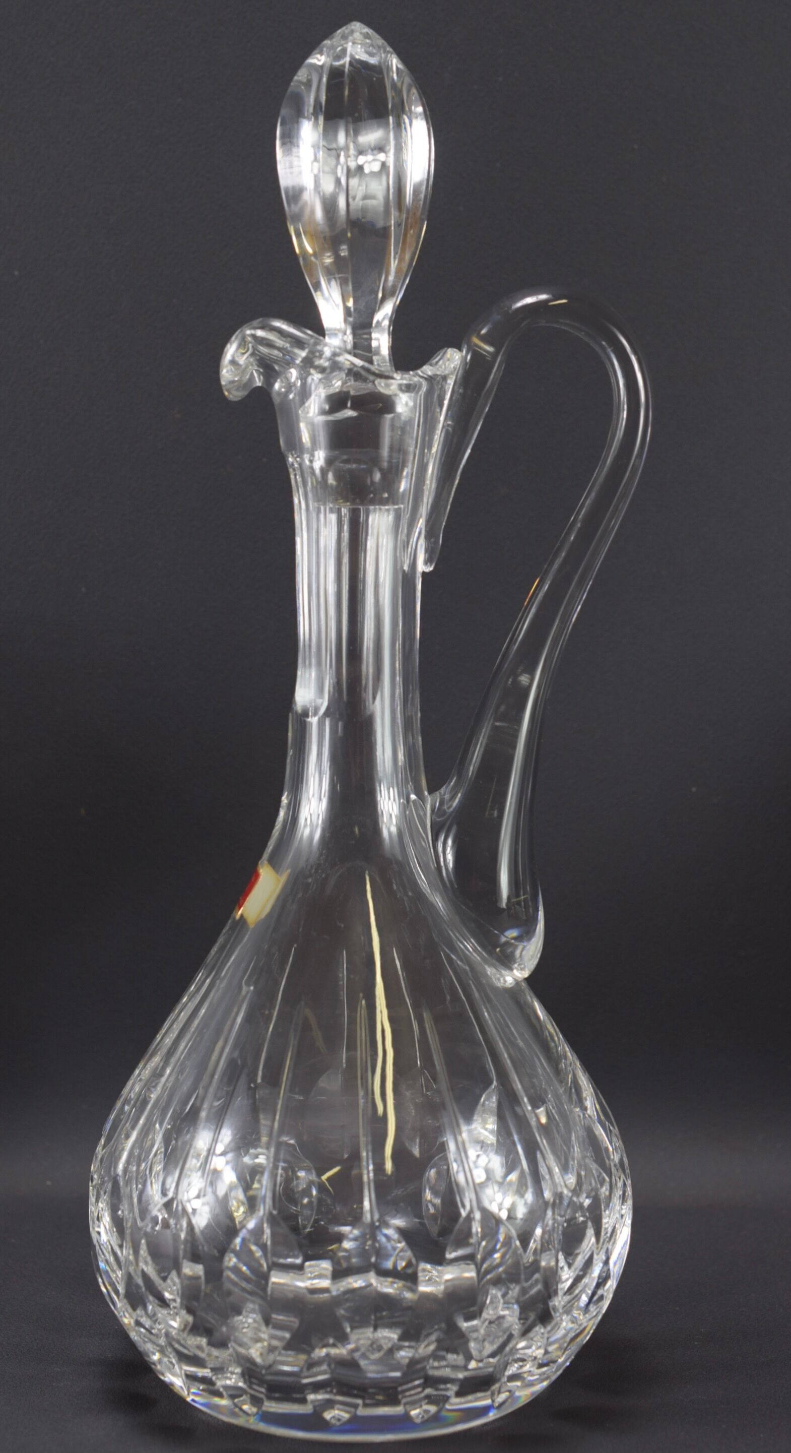 Service of 6 wine glasses and crystal carafe crystal workshop