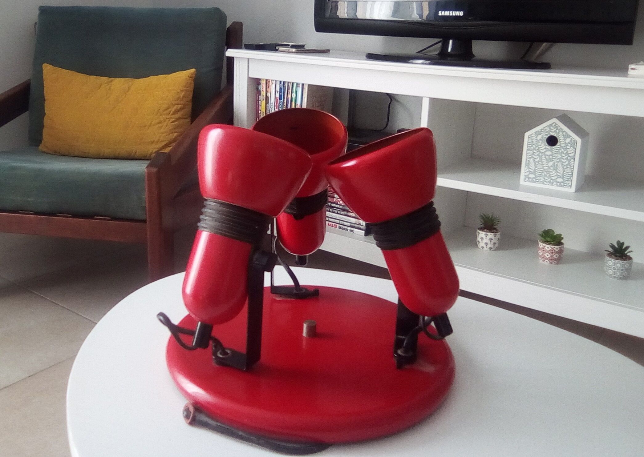 70/80s triple-spot ceiling light