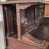 L XIII style oak sideboard