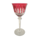 Crystal glass Tommy roemer red collection Saint-Louis