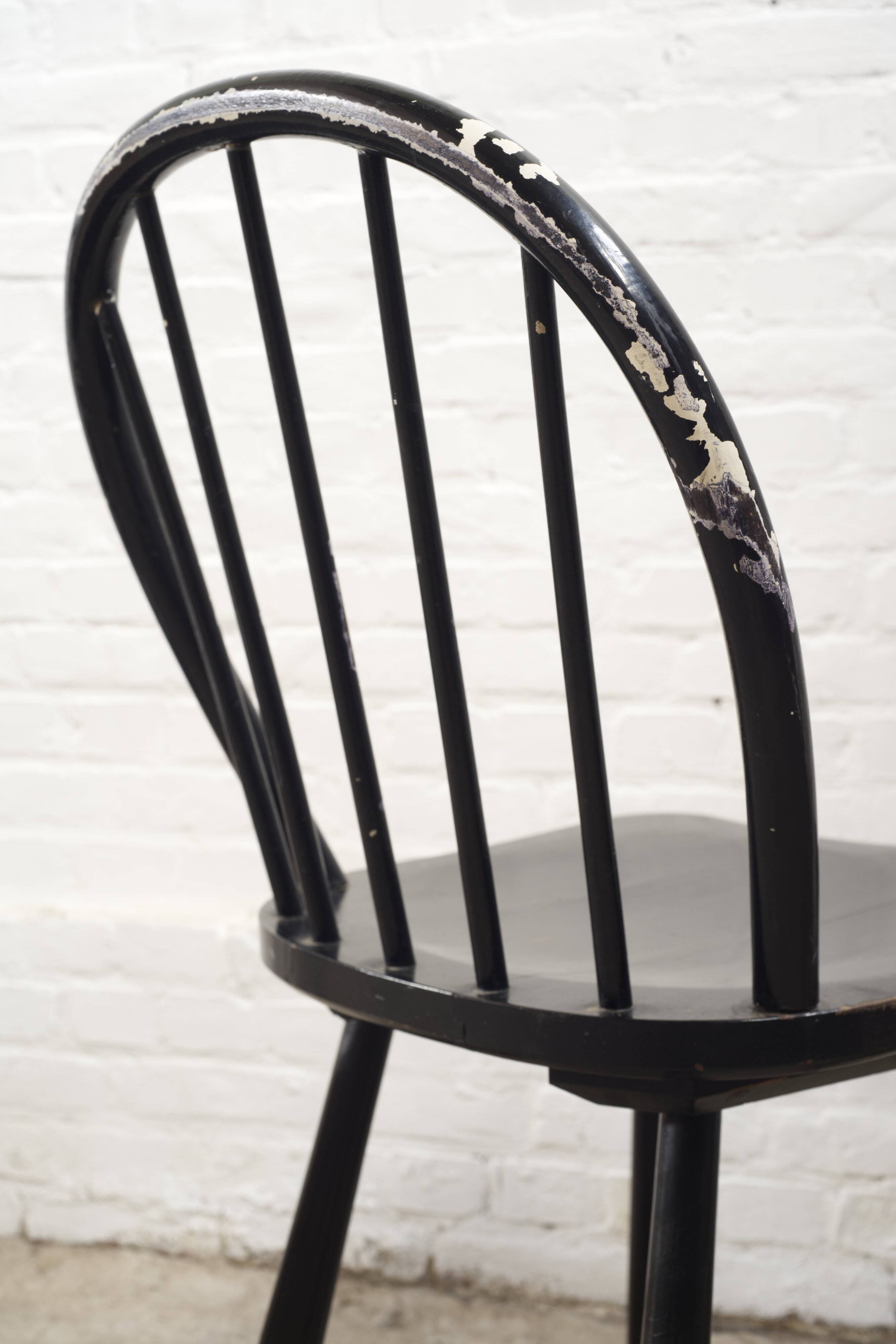 6x 'Windsor' dining chairs by Jørgen Anker Heegaard, Fritz Hansen, 1940