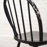 6x 'Windsor' dining chairs by Jørgen Anker Heegaard, Fritz Hansen, 1940