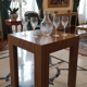Table bois marqueterie Benoît Cazes 2023 - Réédition Art Déco JM Frank