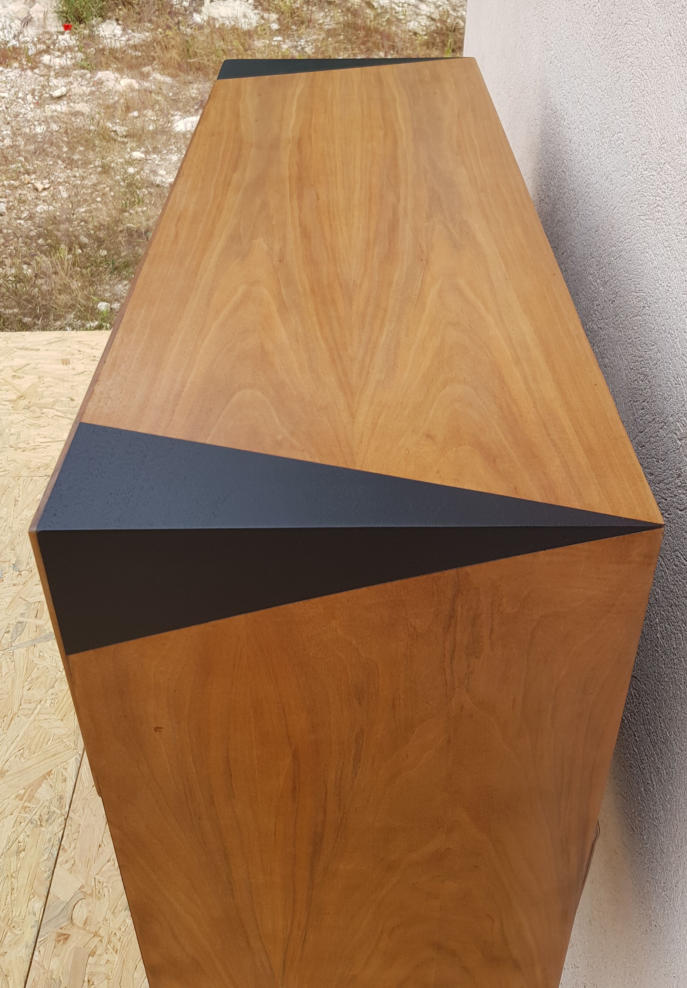 Vintage hifi radio cabinet the voice of his master