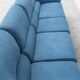 4-module blue sofa from the 1970s – Italian vintage modernist design