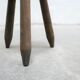 Vintage wooden tripod stool