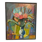 Flowers signed Duret
