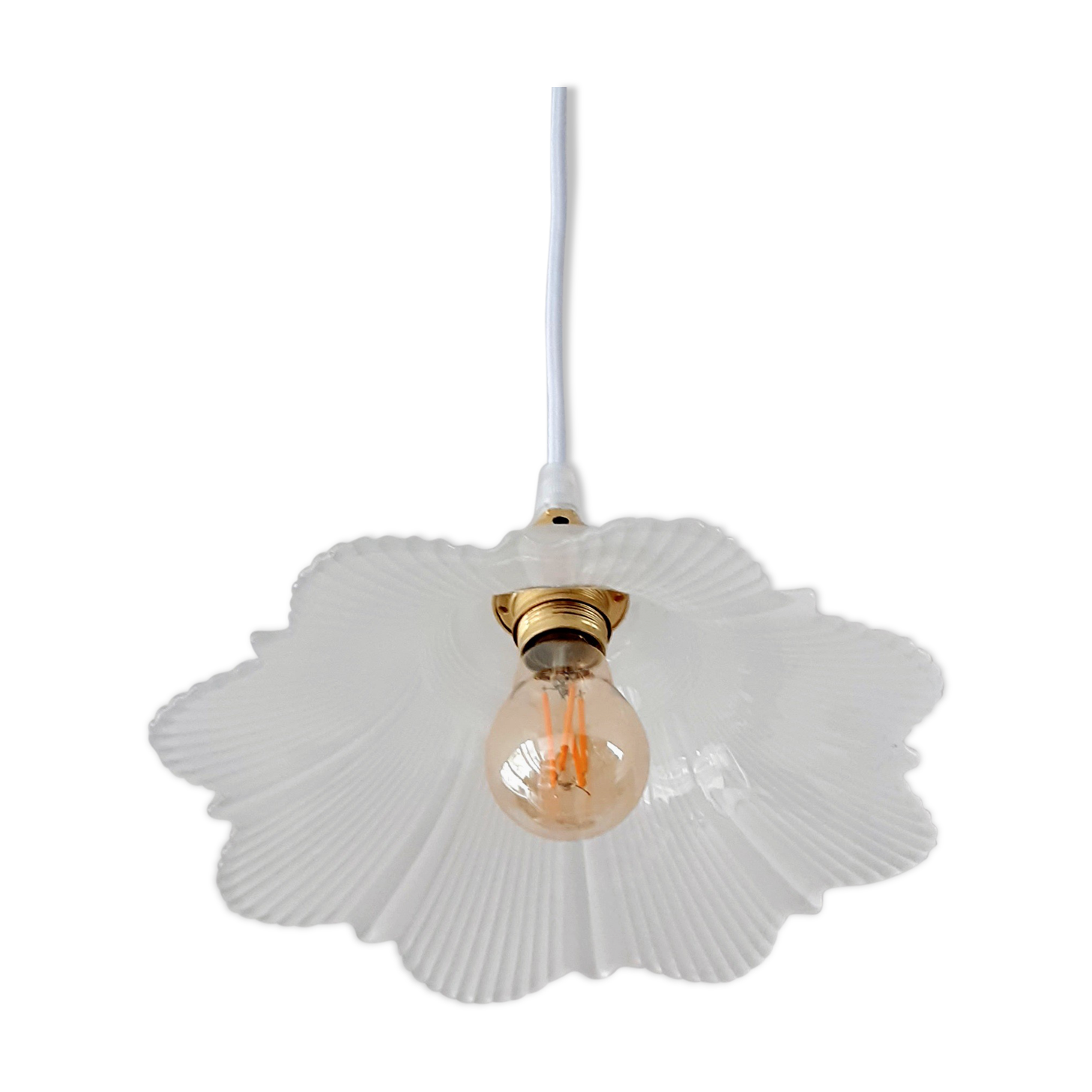 Vintage flower pendant lamp