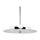 Plate-shaped glass pendant