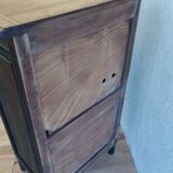 Sideboard, sideboard in black painted wood