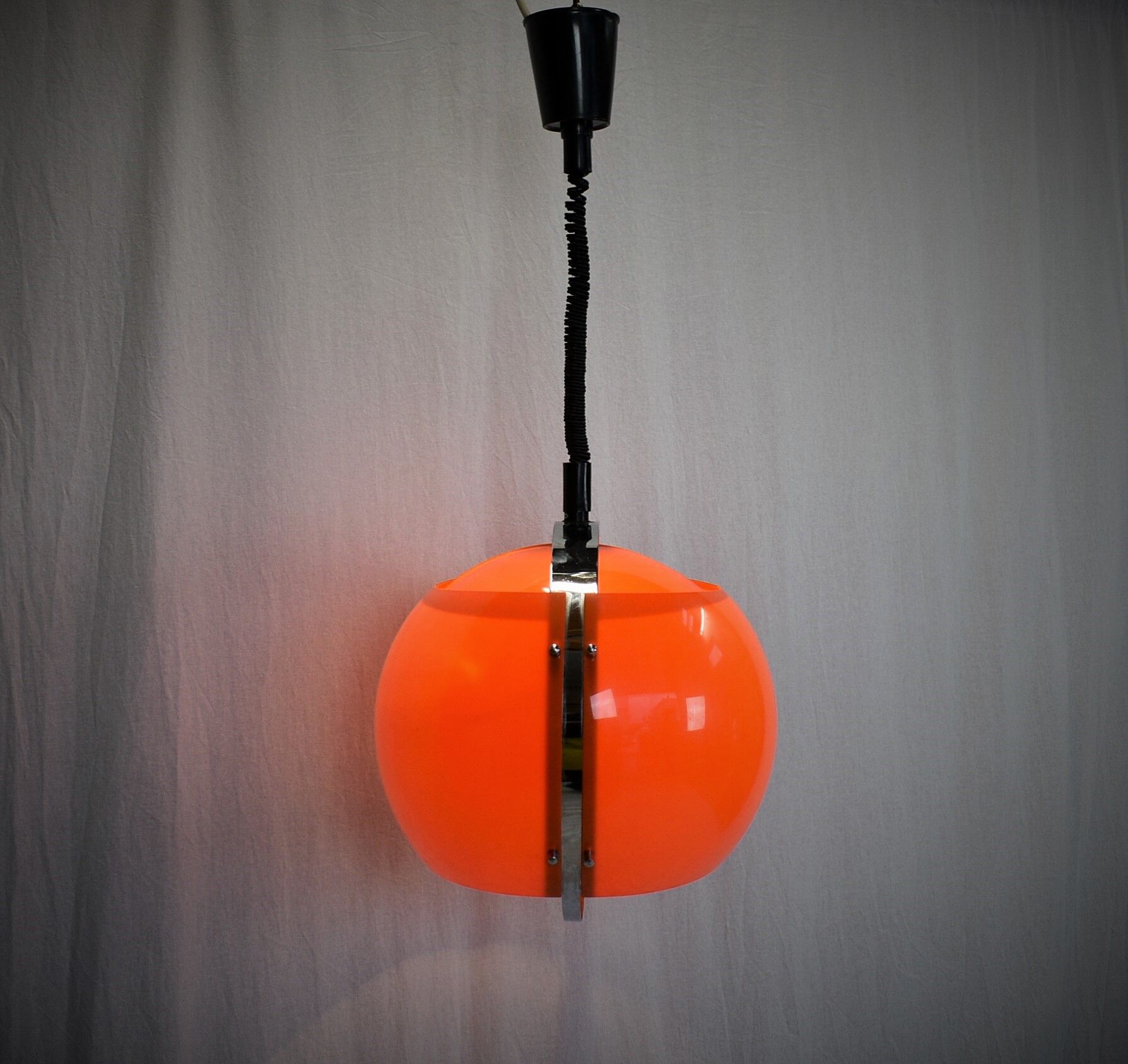 Hanging lamp designed by Harvey Guzzini, Meblo, 1970’s