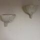 1940 plaster corner sconces