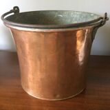 Set of 2 copper pots