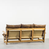 3-seater oak sofa by Vatne Mobler 1960
