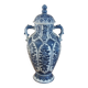Covered pot in Delft porcelain
