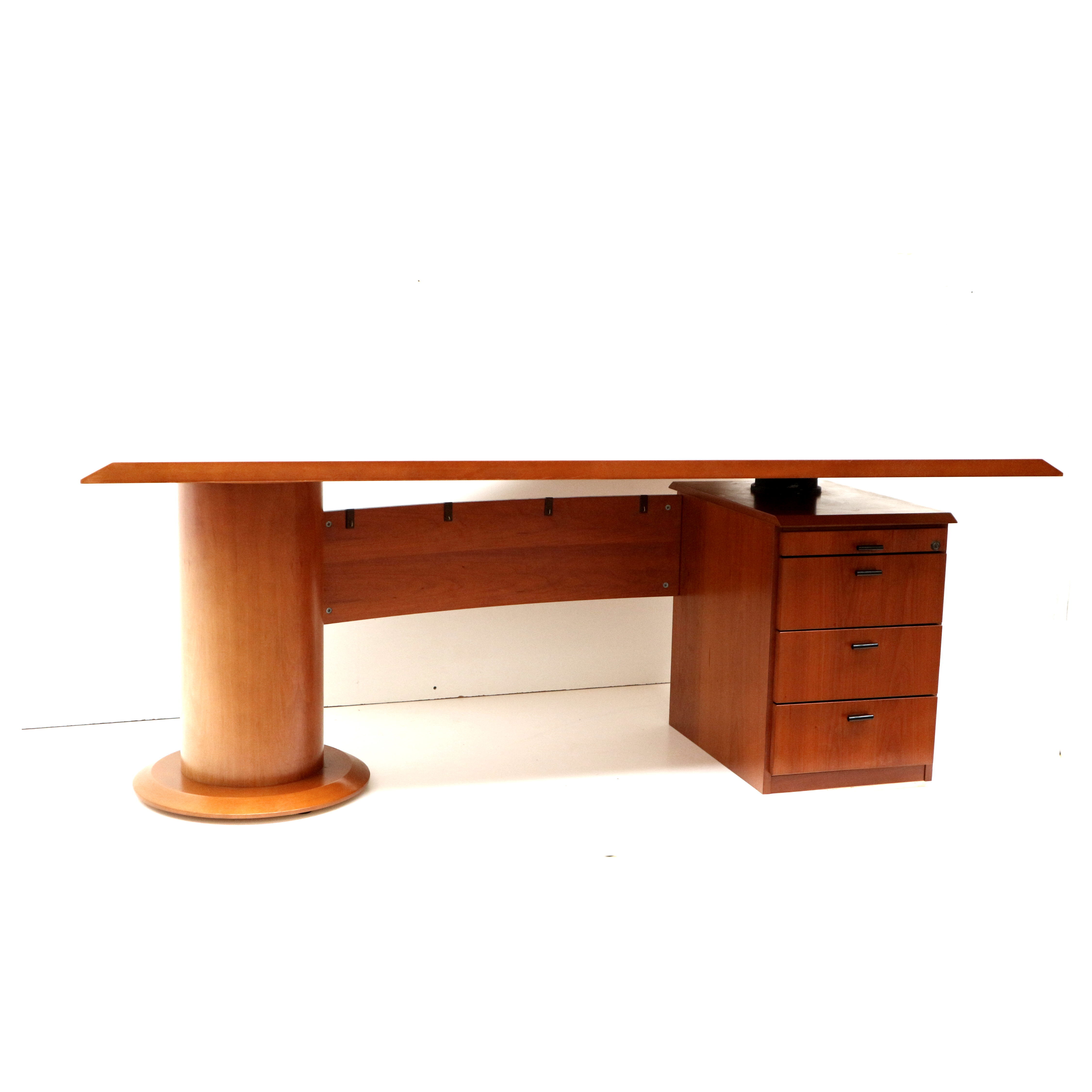 Vintage executive desk from the 1980s