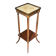 Mahogany, marble and bronze side table / guéridon in Louis XVI style.