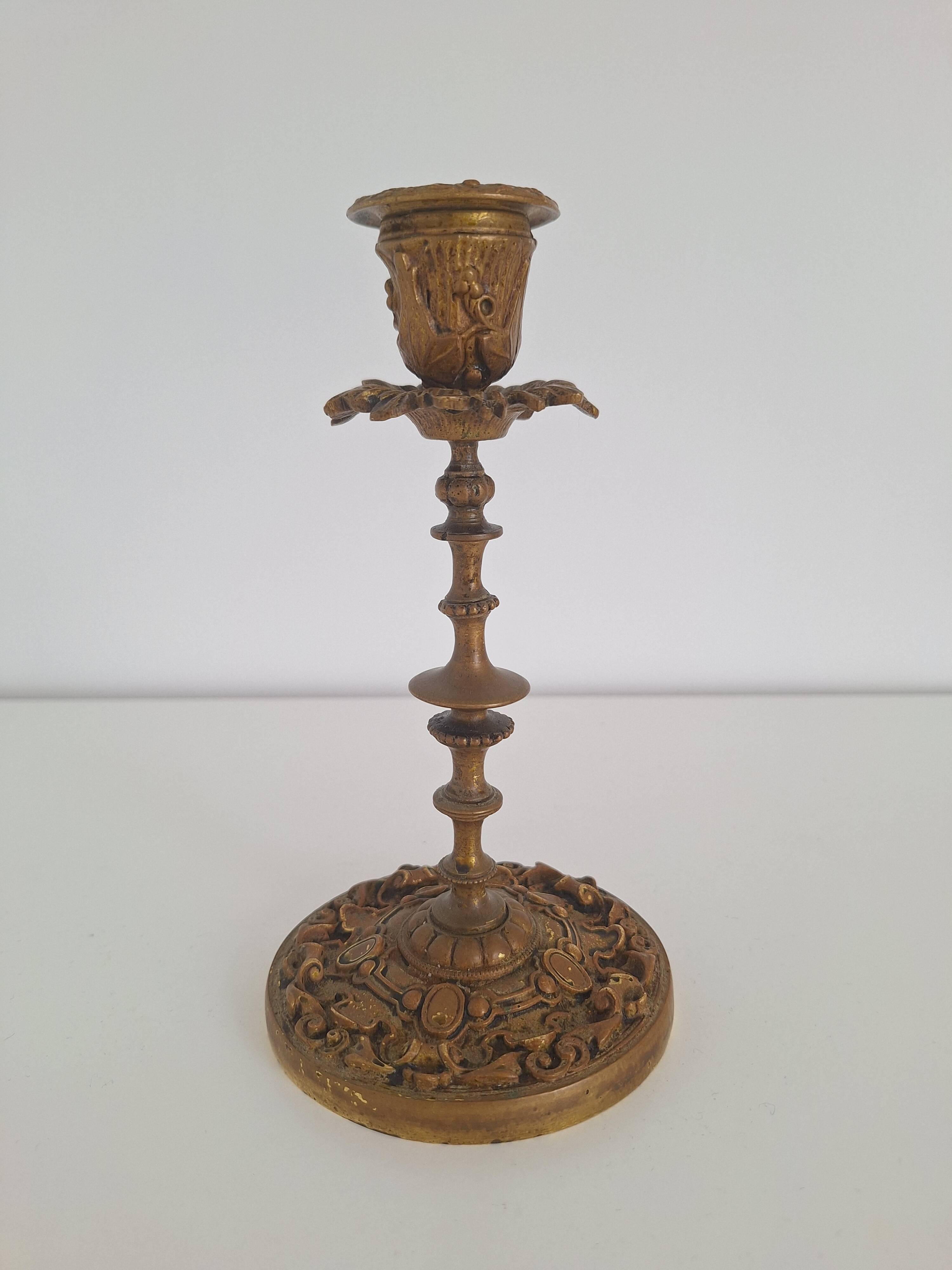 Baroque candle holder