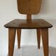 3 wooden chairs designed by André Sornay, 1960