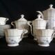 L. Bernardaud & Cie. - Limoges porcelain coffee set, Pompadour model, 1900s - 1927s