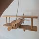 Wooden aircraft suspension