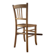 Paire de chaises vintage en bois – lignes sobres et belle patine