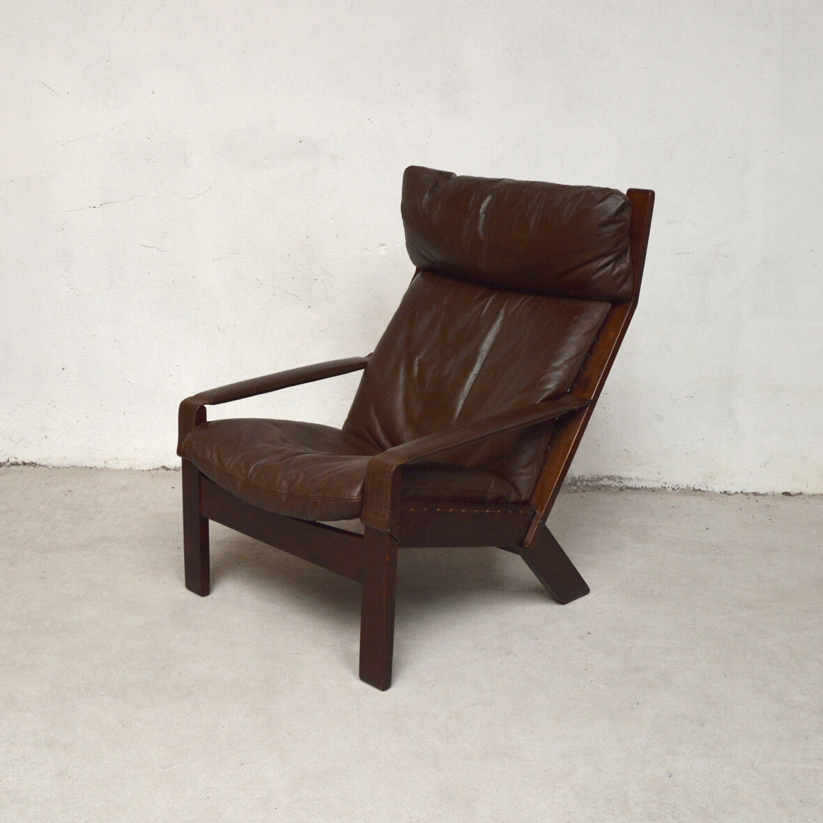 Westnofa armchair and ottoman, Norway 1960