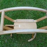 Wooden rocking horse