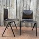 Vintage Galvanitas S22 chair by Wim Rietveld, dark brown