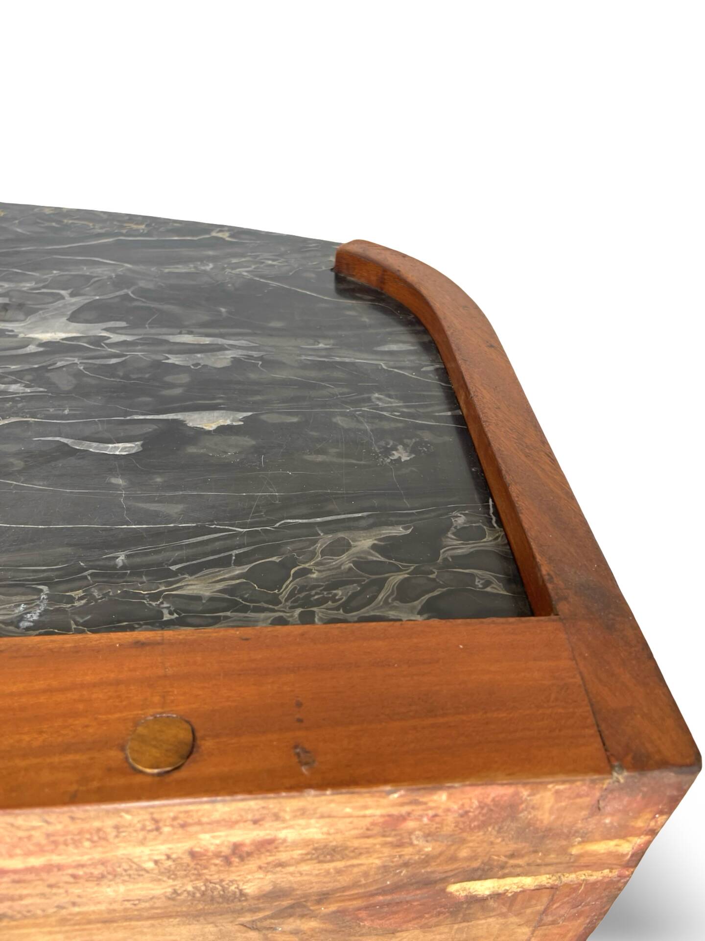 The demi-lune commode/ chest of drawers